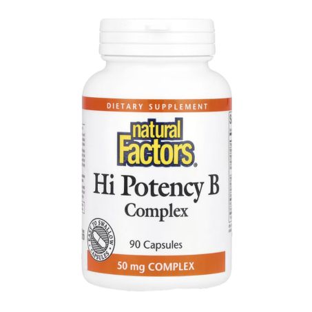 Natural Factors, Hi Potency B Complex, 90 Capsules in Pakistan